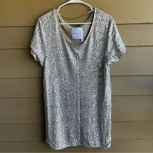 Victoria's Secret Supermodel Essentials Sequin Oversized Mini Dress - Size XS